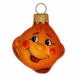 Ёлочное украшение "Колобок", в подарочной упаковке, h-7см ФУ-433