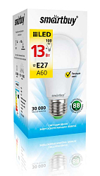 Лампа светодиодная SMARTBUY A60 13W/3000K/E27