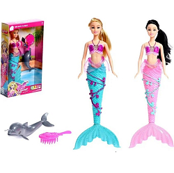 Кукла сказочная «Русалочка», звук, свет, с аксес, МИКС 6887644