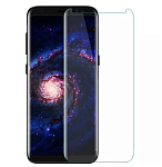 Противоударное стекло Curved Glass UV для Samsung Galaxy S8/S9 прозрачное тех.пак