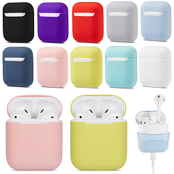 Силиконовый чехол ISA для Airpods 2 разноцветный