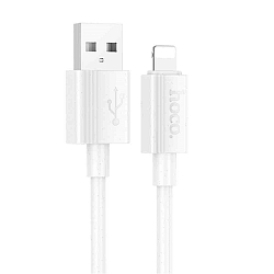 Кабель USB <--> microUSB  1.0м HOCO X107 Favor, белый