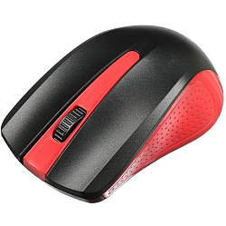 Мышь БП OKLICK 485MW черный/красный