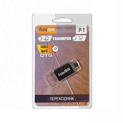 Переходник OTG Type-C FAISON P-1 Transfer, чёрный