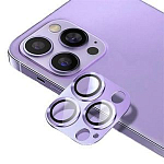 Противоударное стекло для камеры iPhone 14 Pro (фиолетовый) 