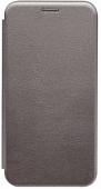 Чехол футляр-книга BF для Samsung Galaxy A50 серебристый, силикон/кожа