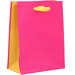 Пакет двухцветный «Жёлтый-розовый», S 12 х 15 х 5.5 см 9612653