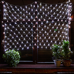 Гирлянда светодиодная UNIEL "Сетка" ULD-N2520-240/DTA WHITE IP20 (240 светодиодов, 2,5х2м, белая) 06733