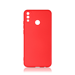 Силиконовый чехол DF для Honor 9X Lite DF hwOriginal-18 (red) с микрофиброй