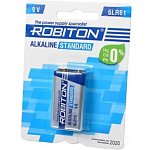 Элемент питания ROBITON STANDARD 6LR61 9V BL-1
