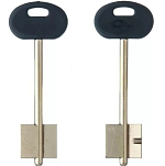 Заготовка ключа Меттэм-9 98*22,2*20,2 мм, лат., с пластиком, б/п