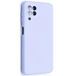 Силиконовый чехол SILICONE CASE Soft Matte для Samsung Galaxy A22 сиреневый