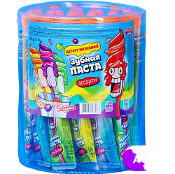 Десерт желейный «Зубная паста» ассорти, 55 мл