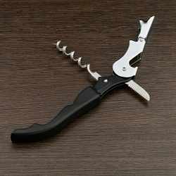 Набор туриста "Тайга" 3в1: нож, штопор, открывалка 603997