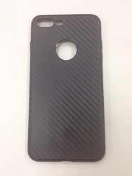 Силиконовый чехол HOCO для iPhone 7/8 Plus чёрный (Delicate Shadow)