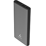 Внешний АКБ AMFOX APB-510 (10000mAh) (2USB), microUSB, Type-C, черное