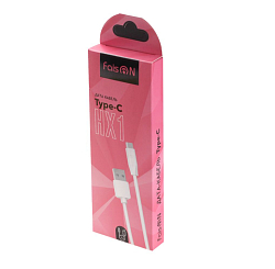 Кабель USB <--> Type-C  1.0м FAISON HX1 Rapid белый