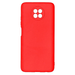 Задняя накладка SILICONE COVER для Xiaomi Redmi Note 9T красный