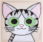 Аппликация помпошками «Котяра», размер — 30 × 30 см, клей 30 мл 9702475