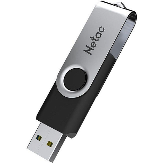 USB 32Gb Netac U505 чёрный/серебро