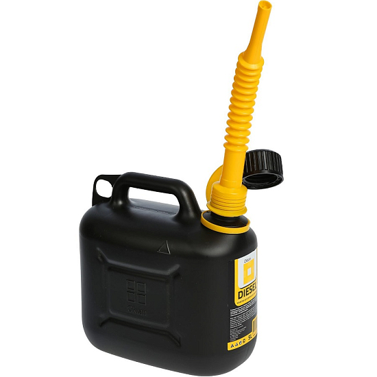 Канистра ГСМ Oktan DIESEL, 5 л, пластиковая, черная 2578007