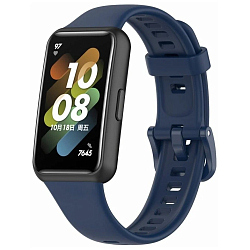 Силиконовый ремешок NONAME Huawei Band 7 синий