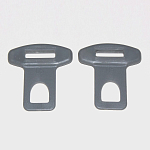 Заглушка ремня безопасности TORSO,  2 шт, черный    3565219