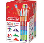 Карандаш ПИФАГОР "Таблица умножения", HB, корпус ассорти, с ластиком, 181482