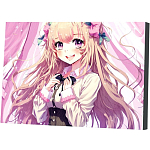 Картина по номерам с подрамником «Девушка в рубашке», 20 х 30 см 9827435