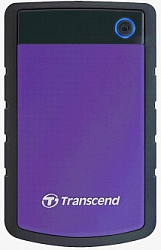 Внешний жёсткий диск 2.5" 2Tb TRANSCEND (H3) фиолетовый USB 3.0 (TS2TSJ25H3P)