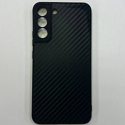 Силиконовый чехол CARBON дляSamsung Galaxy S22 Plus  чёрный