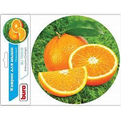 Коврик BURO BU-T60039 рисунок/апельсин