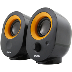 Колонки 2.0 SVEN 316 USB черный (2*2Вт)