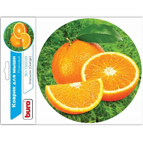 Коврик BURO BU-T60039 рисунок/апельсин
