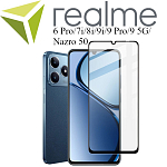 Стёкла для Realme 6 Pro/7i/8i/9i/9 Pro/9 5G/Nazro 50