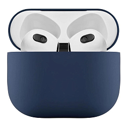 Силиконовый чехол TEXN для Airpods 3 темно-синий