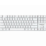 Клавиатура VOROTEX K87S Red Switch, Белый