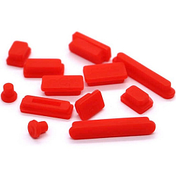 Набор заглушек для Macbook, красные (13шт)