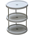 Вращающийся кухонный органайзер ROTATABLE STORAGE RACK для
специй 3 яруса