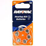 Элемент питания RAYOVAC ACOUSTIC 13 для слуховых аппаратов