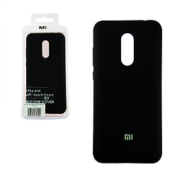 Силиконовый чехол SILICONE case для Xiaomi Redmi 5 Plus черная