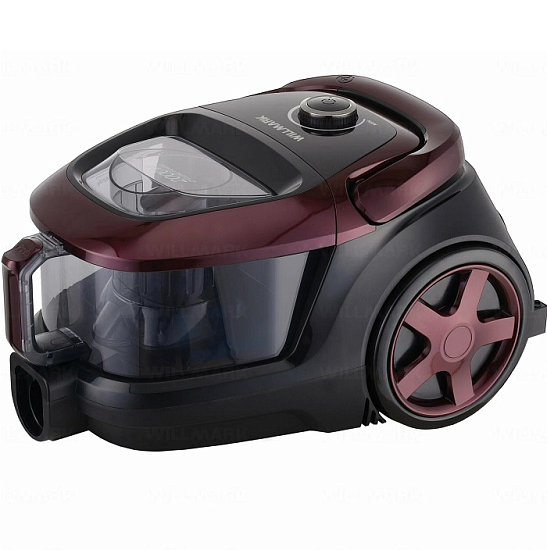 Пылесос WILLMARK VC-2630CYM бордовый