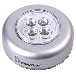 Фонарь SMARTBUY SBF-831-S, PUSH LIGHT серебро