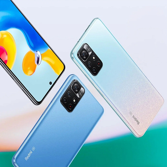 Смартфон Xiaomi Redmi Note 11s 5G 4/128Gb Синий (Без NFC)