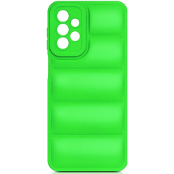 Силиконовый чехол (дутый) DF для Samsung Galaxy A23 DF sJacket-02 (lime)