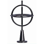 Гироскоп металлический круглый на подставке , BLACK