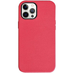 Задняя накладка K-DOO MAG NOBLE COLLECTION MagSafe для iPhone 14 (красный) кожаный