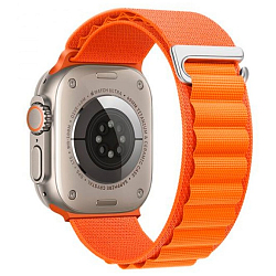 Тканевый ремешок HOCO WA20 для APPLE Watch 42/44/45/49mm, оранжевый