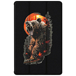 Чехол футляр-книга ZIBELINO для iPad Air 13" 2025 (M3)/Apple iPad Pro 2024 (M4)/iPad Air 2024 (M2) 13.0'' (черный) 8073 МЕДВЕДЬ СОЛНЦЕ