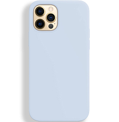 Задняя накладка Silicone Case для iPhone 12 Pro (43 светло-голубой)